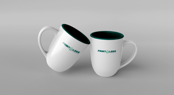 Assortment of minimal coffee mugs Branded Mug